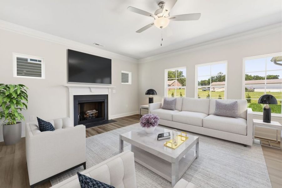 Furnished interior view inside a new home in Sullivans Reserve, Walkertown (Image 6).