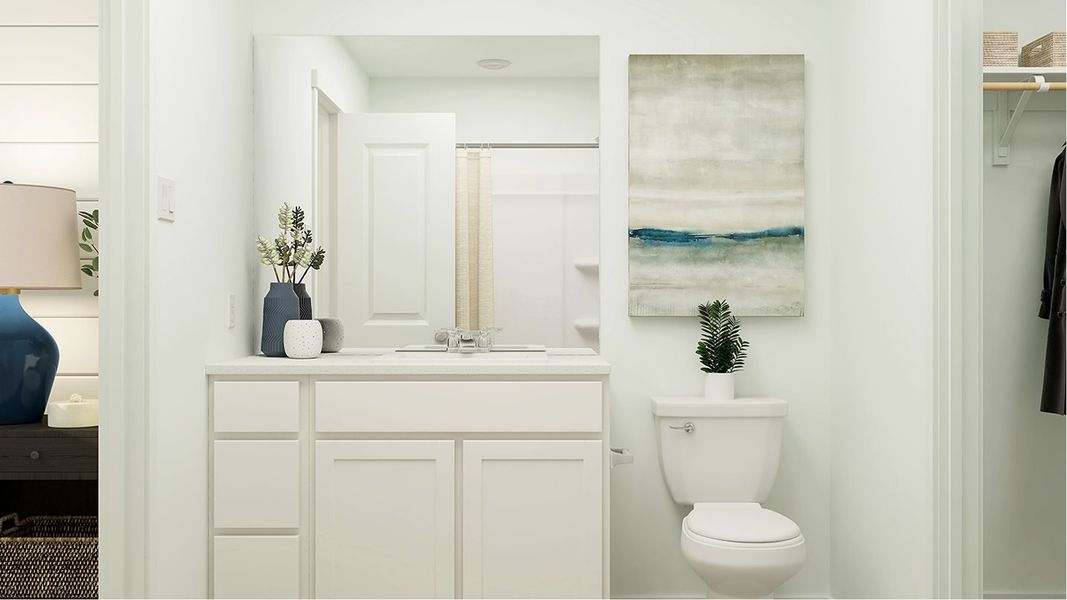 Woodhaven owner's suite bathroom