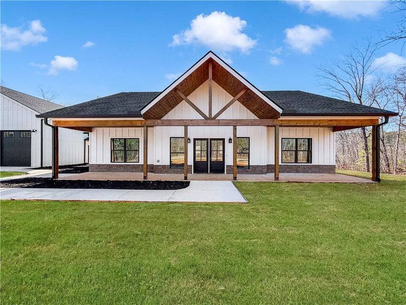Front exterior of a new home in , Talking Rock, GA, highlighting curb appeal (Image 27).