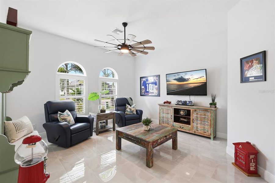 Furnished interior view inside a new home in The Reserve at Twin Rivers, Parrish (Image 3). Furnished interior view inside a new home in The Reserve at Twin Rivers, Parrish (Image 3).