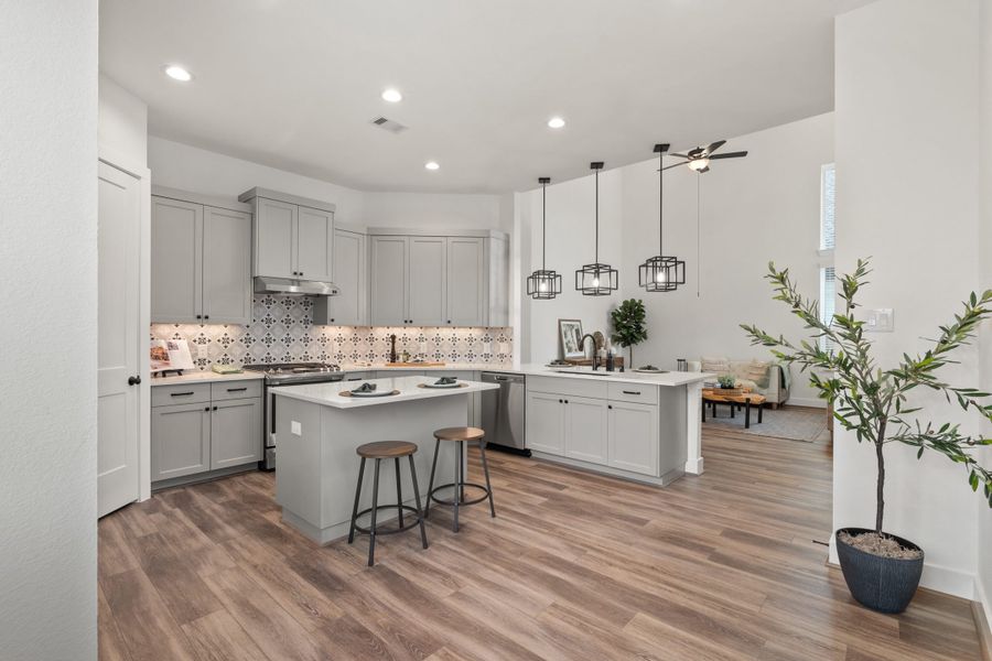 Furnished interior view inside a new home in Brookewater, Rosenberg (Image 7).