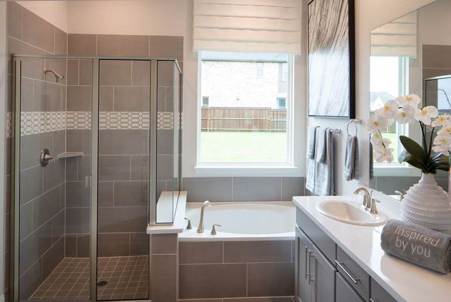 Representative furnished interior of a home built from the Merlot by Taylor Morrison in South Oak 50s, Oak Point (Image 12). Representative furnished interior of a home built from the Merlot by Taylor Morrison in South Oak 50s, Oak Point (Image 12).