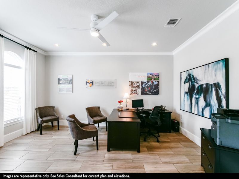 Furnished interior view inside a new home in Arcadia, Brentwood (Image 1).