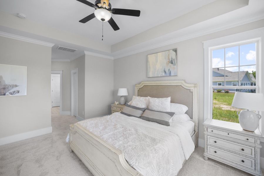 Representative furnished interior of a home built from the Fletcher by Bill Clark Homes in Riverside Cove, Wilmington (Image 12).