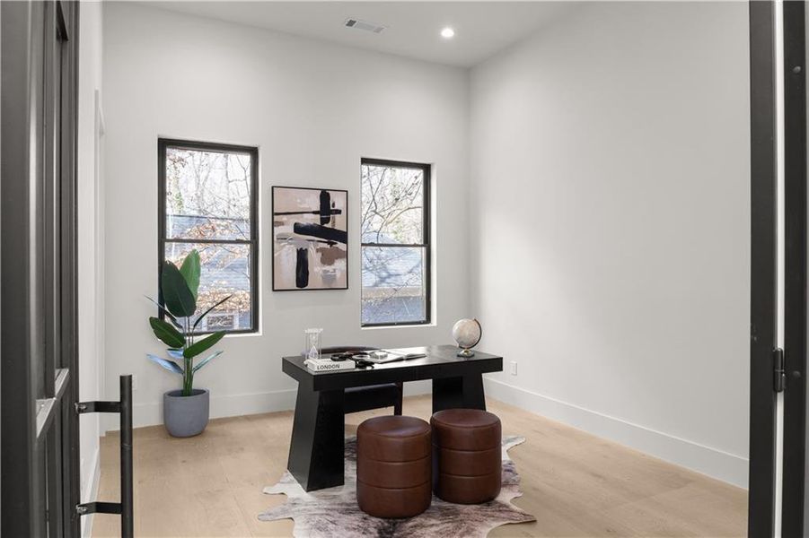 Furnished interior view inside a new home in , Atlanta (Image 39).