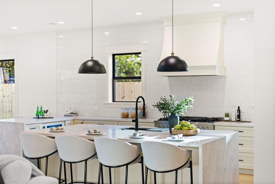 Furnished interior view inside a new home in , Houston (Image 31).