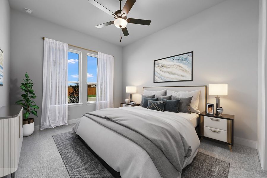 Furnished interior view inside a new home in The Ridge at Northlake, Northlake (Image 12).