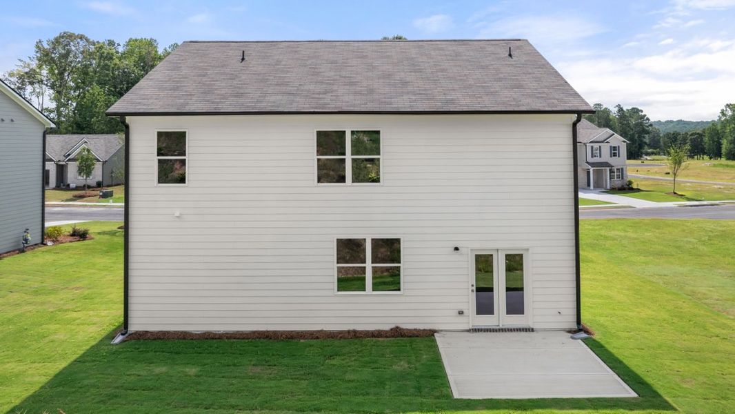 Representative exterior details of a home built from the Hayden by D.R. Horton in South Wind, South Fulton (Image 3).