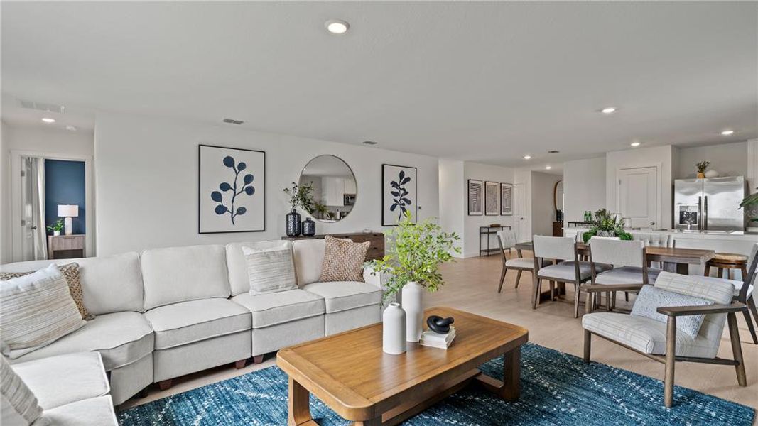 Furnished interior view inside a new home in Crosswinds, Haines City (Image 7).