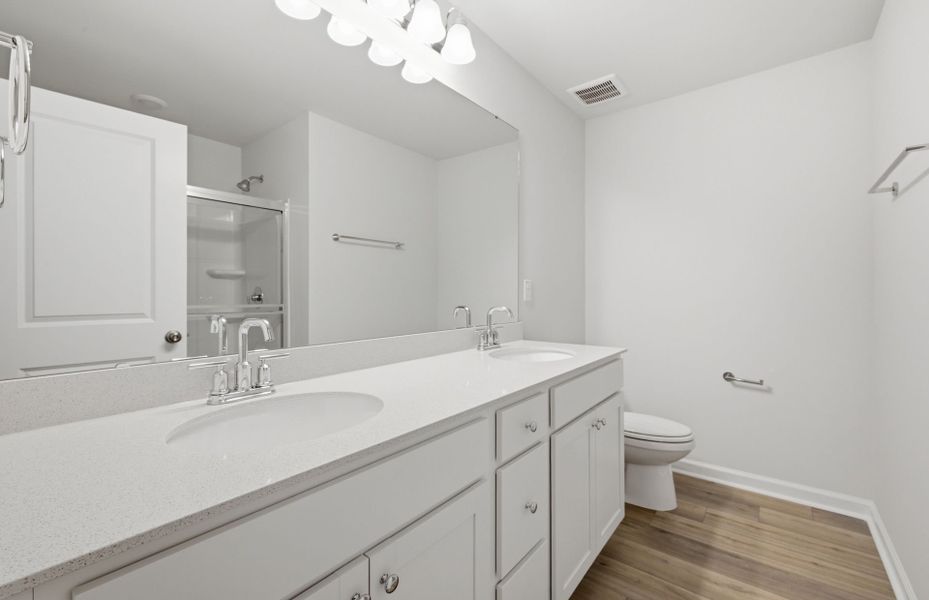 Furnished interior view inside a new home in Cambria, Garner (Image 30).