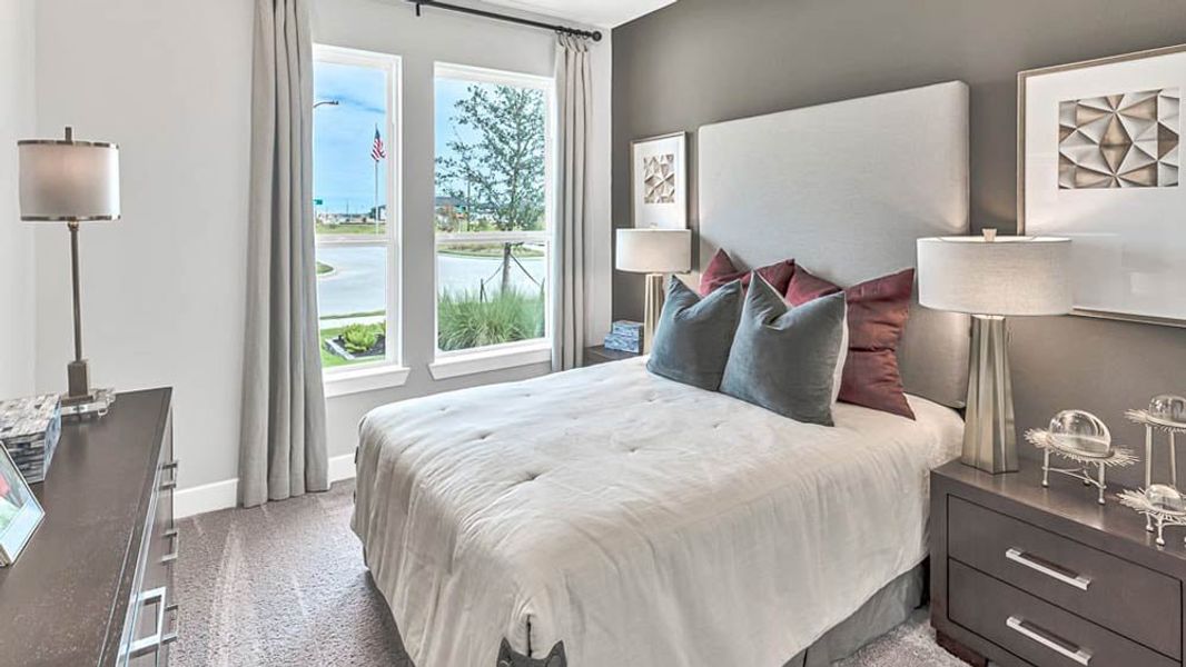 Furnished interior view inside a new home in Avalon at Cypress, Cypress (Image 10).
