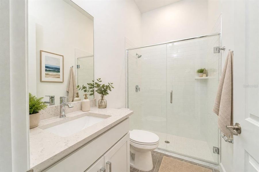 Furnished interior view inside a new home in Tesoro Club, Port St. Lucie (Image 16).