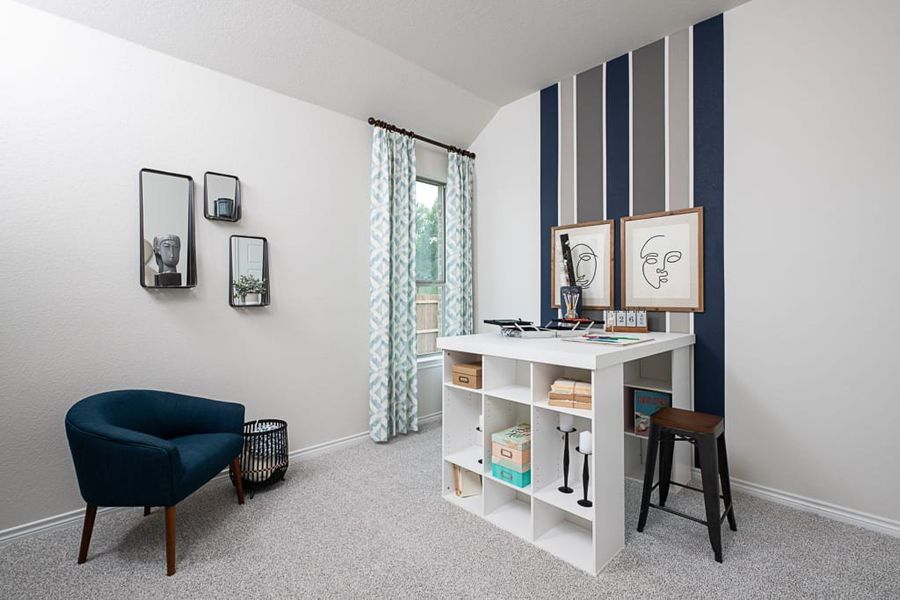 Furnished interior view inside a new home in Oak Hills, Burleson (Image 18).