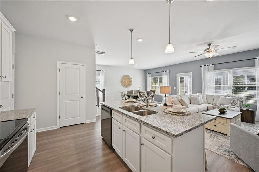 Furnished interior view inside a new home in , Woodstock (Image 5).