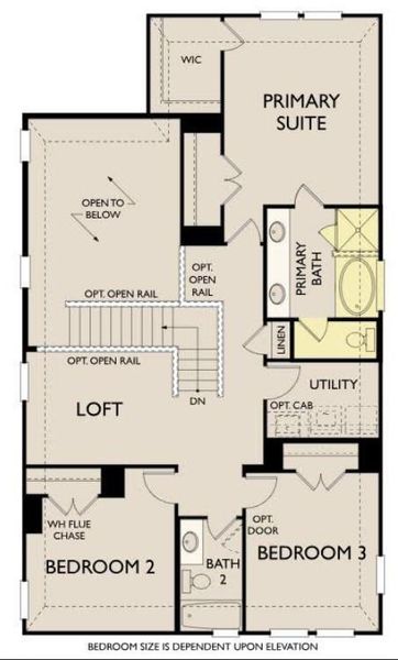 2D floor plan layout of this home in The Homestead at Lariat, Liberty Hill, TX (Image 5). 2D floor plan layout of this home in The Homestead at Lariat, Liberty Hill, TX (Image 5).