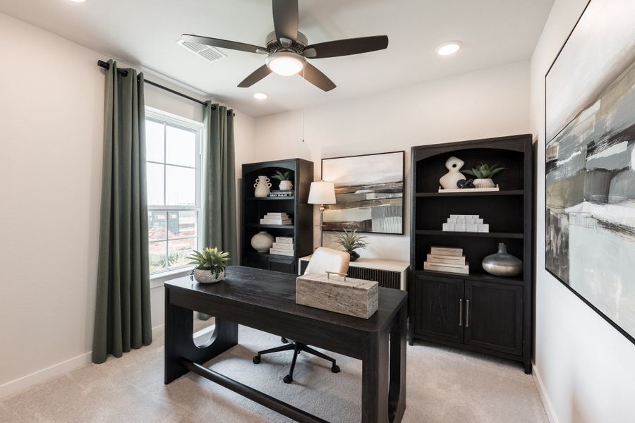 Representative furnished interior of a home built from the Primrose by Tri Pointe Homes in Mason Woods, Cypress (Image 8). Representative furnished interior of a home built from the Primrose by Tri Pointe Homes in Mason Woods, Cypress (Image 8).