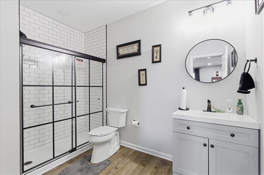 Furnished interior view inside a new home in , Hoschton (Image 32).