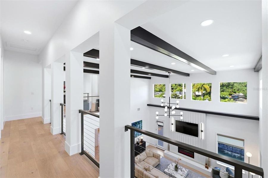 Furnished interior view inside a new home in , Sarasota (Image 44).