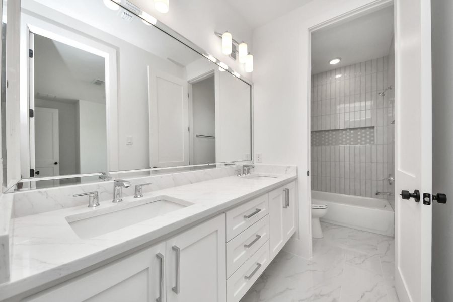 Furnished interior view inside a new home in , Houston (Image 30).