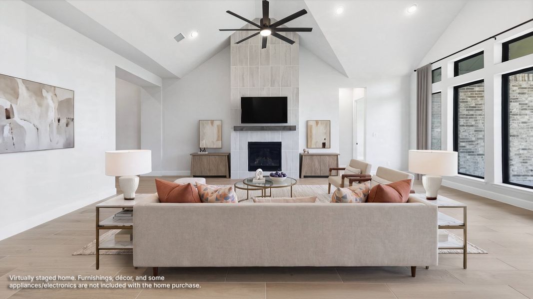 Furnished interior view inside a new home in Landmark, Denton (Image 8). Furnished interior view inside a new home in Landmark, Denton (Image 8).