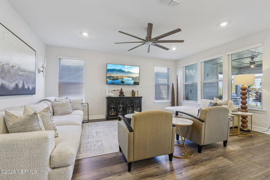 Furnished interior view inside a new home in , St. Augustine (Image 41).