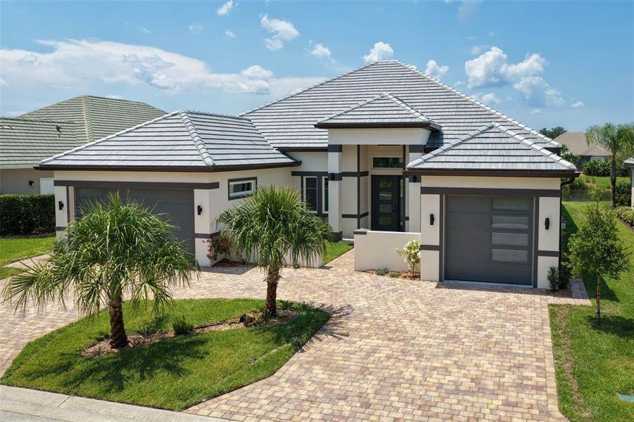 Front exterior of a new home in , Palm Coast, FL, highlighting curb appeal (Image 30).