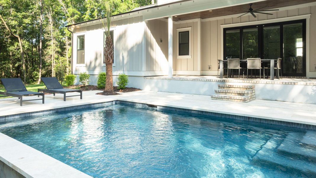 Exterior details and patio area of a home in Yellow House Landing, Charleston (Image 22). Exterior details and patio area of a home in Yellow House Landing, Charleston (Image 22).