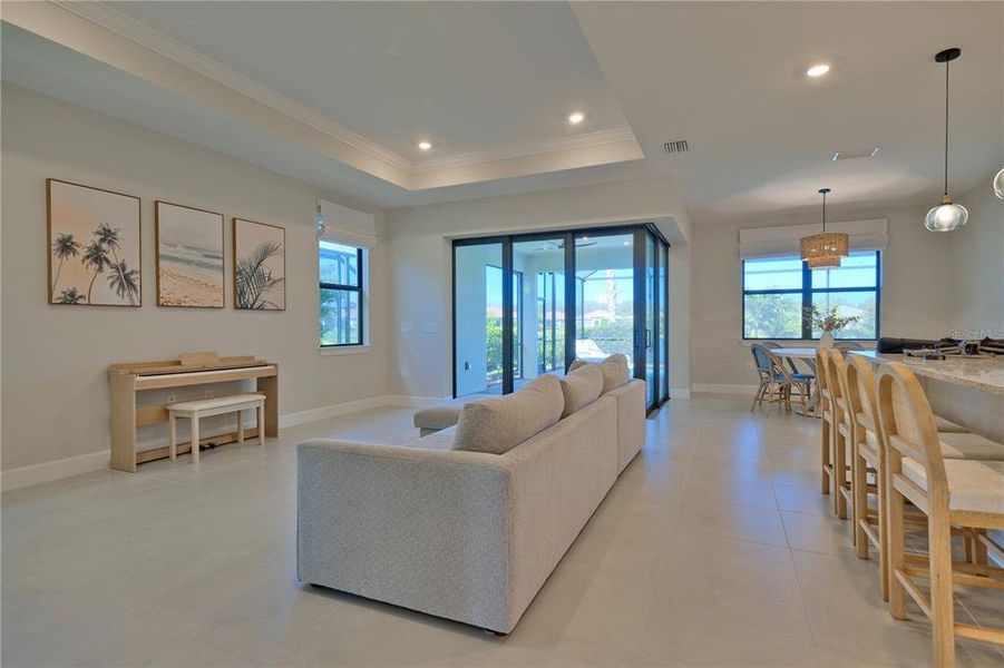 Furnished interior view inside a new home in , Bradenton (Image 46). Furnished interior view inside a new home in , Bradenton (Image 46).