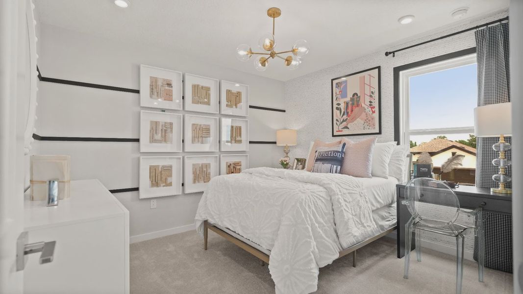 Furnished interior view inside a new home in Liberty Trace, Haines City (Image 40).