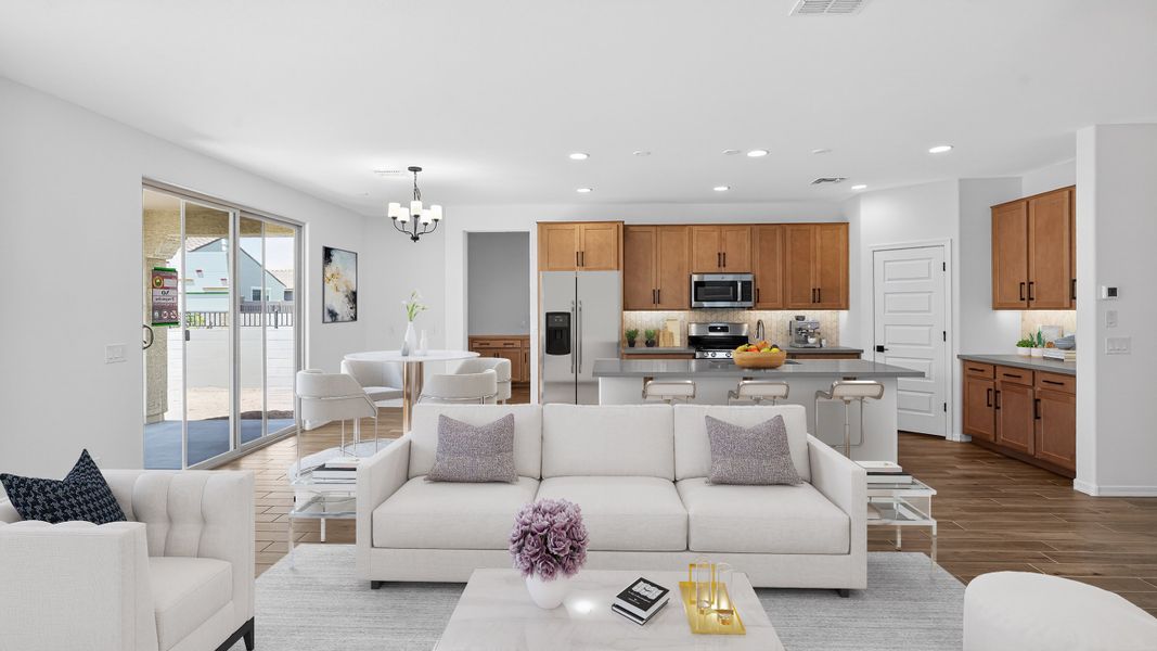 Furnished interior view inside a new home in Parkside, Avondale (Image 4).