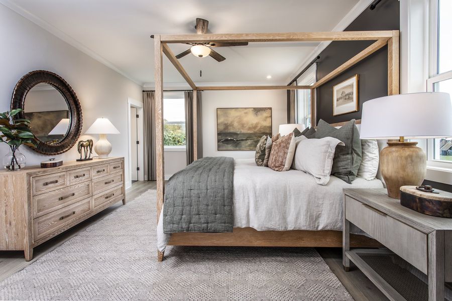 Furnished interior view inside a new home in The Paddocks at Doc Hughes, Buford (Image 6).