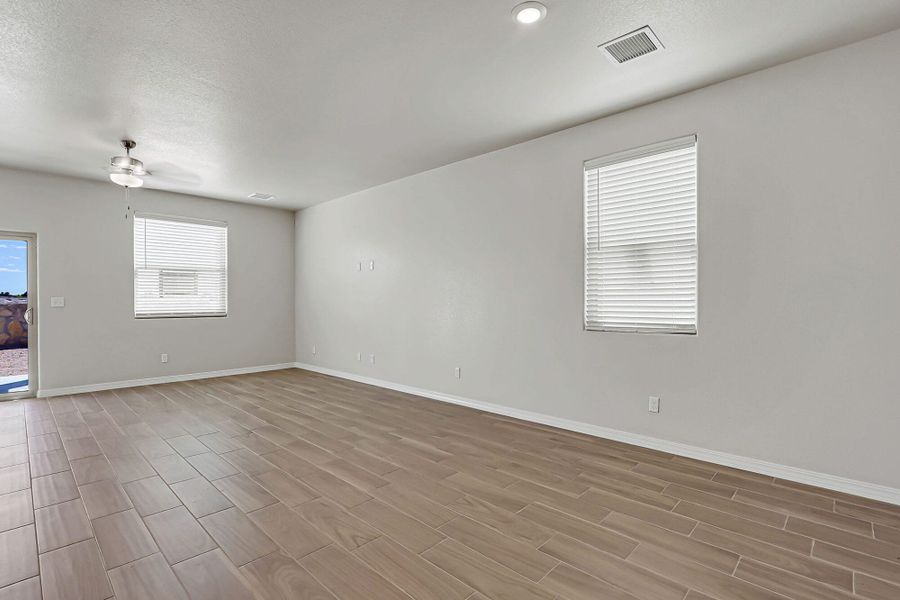 Representative unfurnished interior of a home built from the Sinatra by View Homes in Desert Springs | Enchanted Series, El Paso (Image 35).