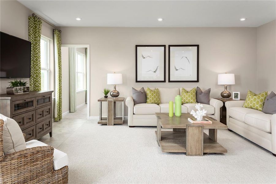 Furnished interior view inside a new home in Ashton Covey, Winter Haven (Image 16).