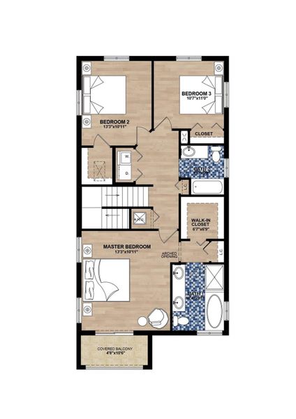 Renderings are for illustrative purposes only. Final features, finishes, and layout may vary without notice.