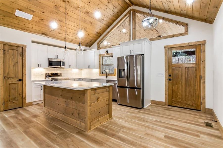 Furnished interior view inside a new home in , Ellijay (Image 13).