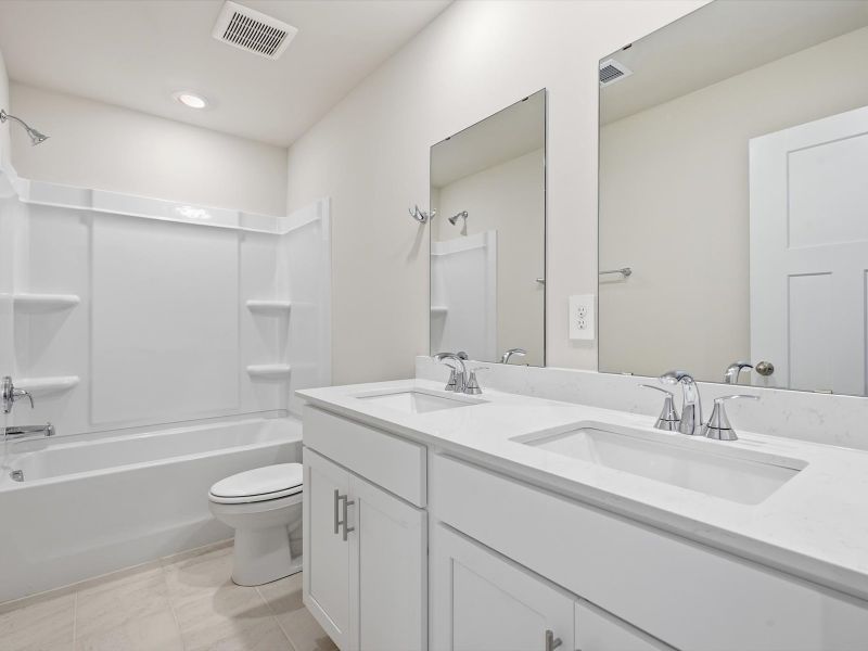 Furnished interior view inside a new home in Crossing at Abner Creek, Greer (Image 6).