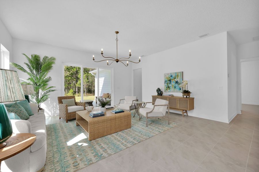 Representative furnished interior of a home built from the Eliza by Riverside Homes in Silver Landing at SilverLeaf, St. Augustine (Image 47). Representative furnished interior of a home built from the Eliza by Riverside Homes in Silver Landing at SilverLeaf, St. Augustine (Image 47).