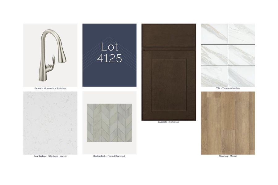 Sample of building materials used in homes in Summerview, Fulshear (Image 14).