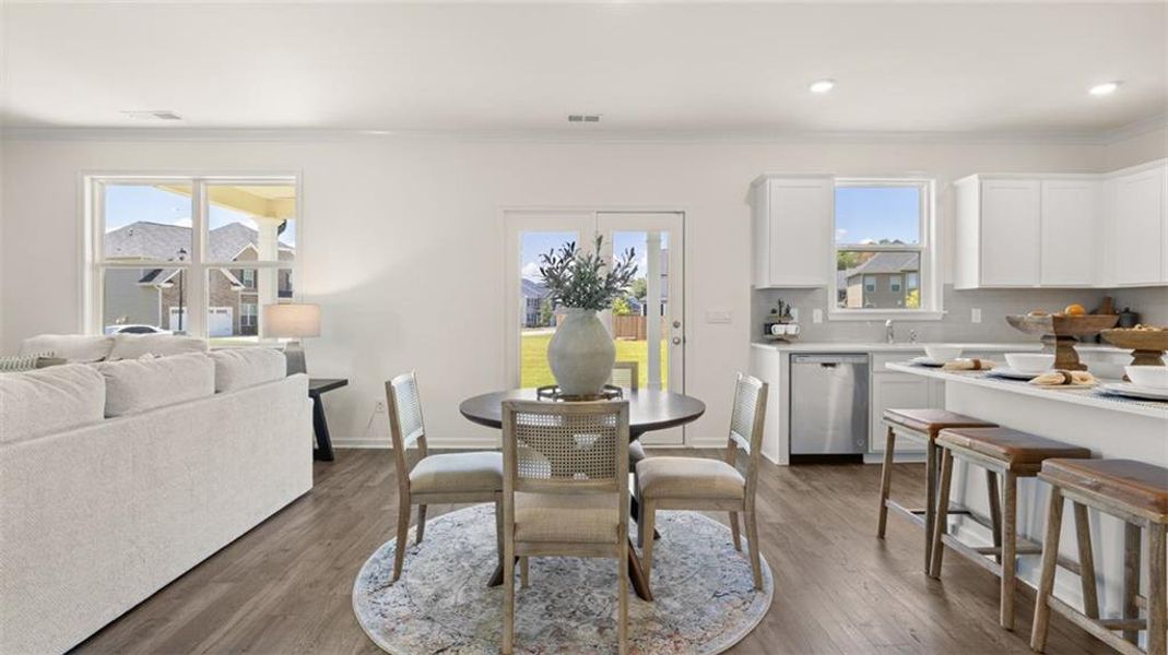Furnished interior view inside a new home in Bridle Creek, Locust Grove (Image 16).