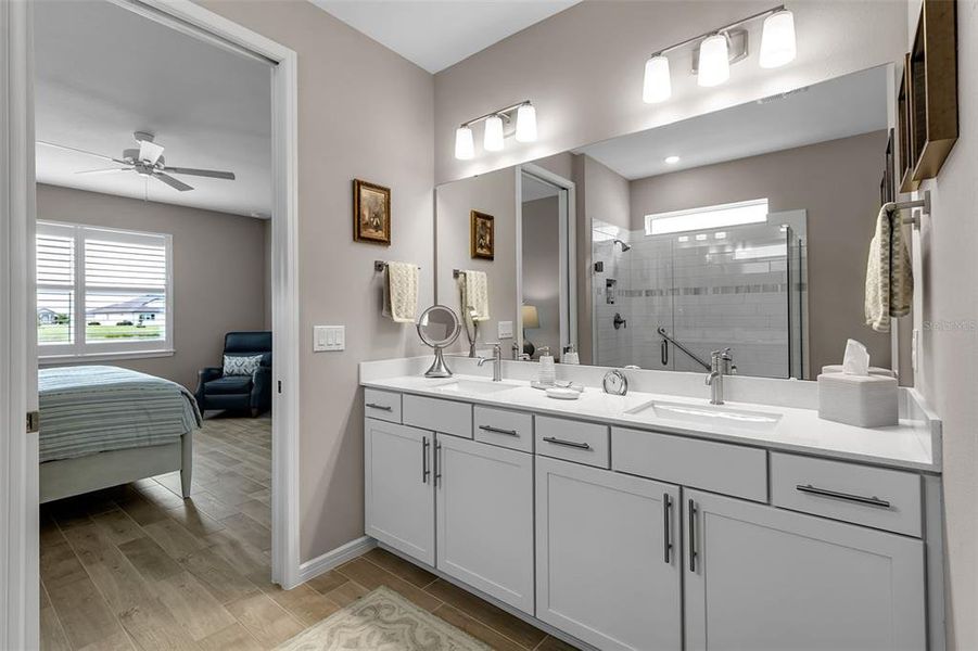 Furnished interior view inside a new home in , Parrish (Image 53).