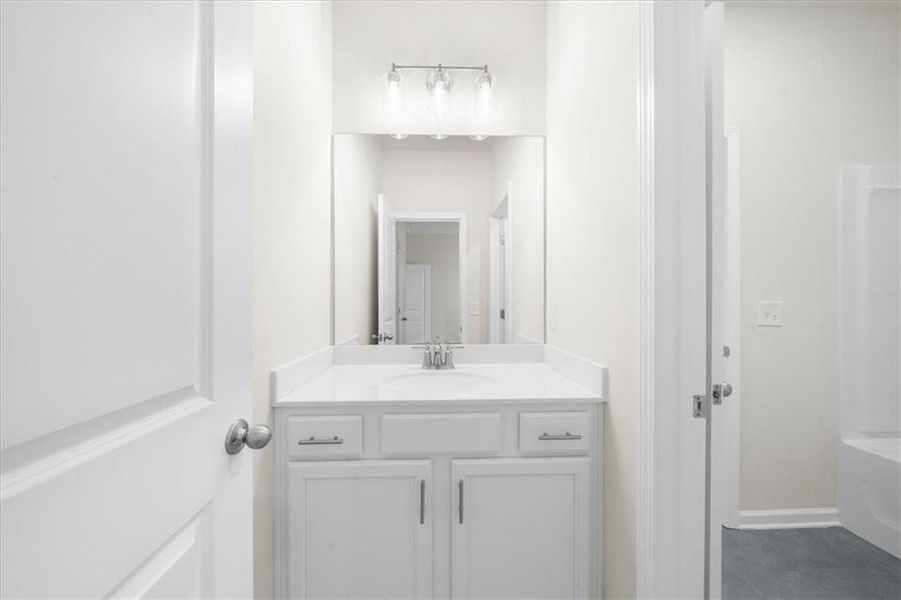 Furnished interior view inside a new home in River Rock, Ball Ground (Image 43).