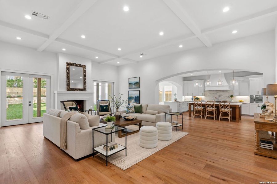 Furnished interior view inside a new home in , Terrell Hills (Image 12).