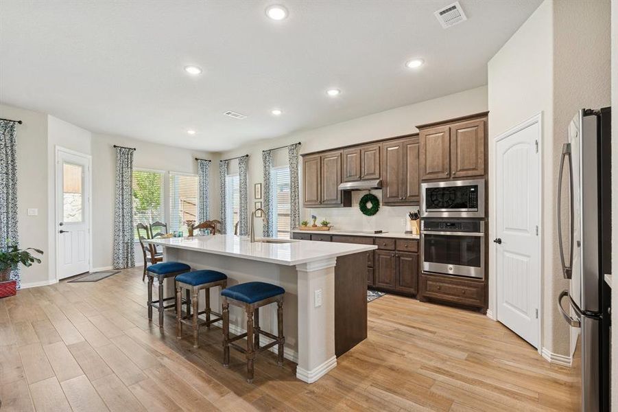 Furnished interior view inside a new home in , Weatherford (Image 18).