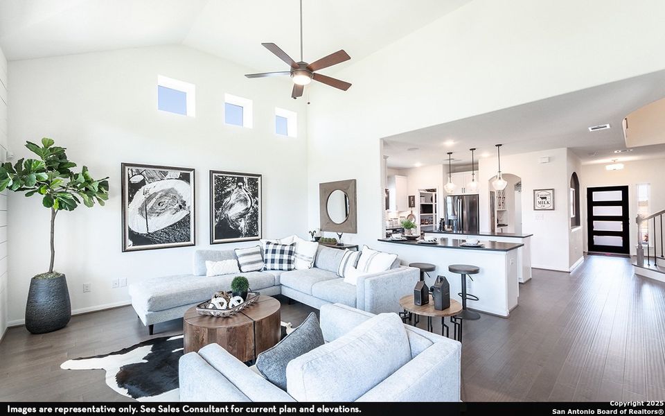 Furnished interior view inside a new home in Megan's Landing, Castroville (Image 4). Furnished interior view inside a new home in Megan's Landing, Castroville (Image 4).