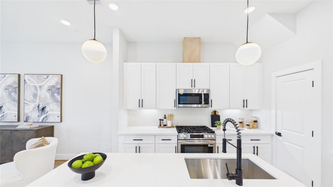 Furnished interior view inside a new home in , Houston (Image 11).