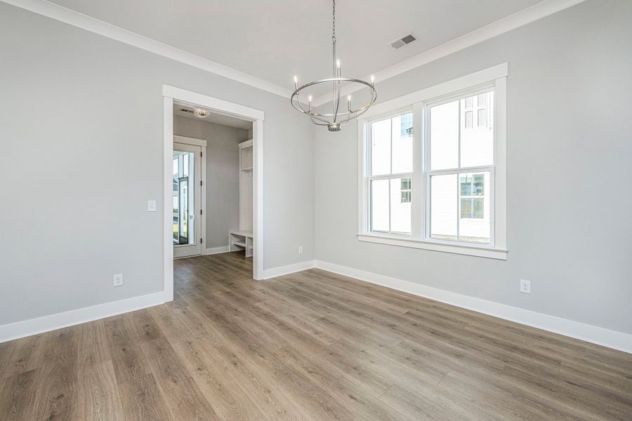 Representative unfurnished interior of a home built from the Moultrie by Homes by Dickerson in Nexton, Summerville (Image 21).