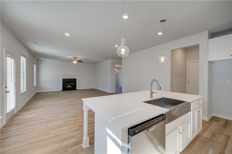 Furnished interior view inside a new home in Burchwood, Stockbridge (Image 8).