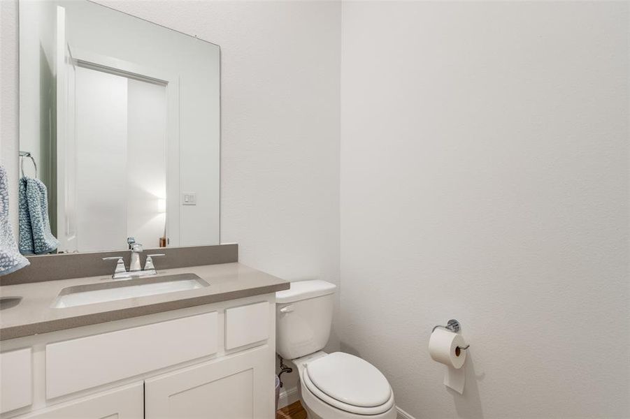 Furnished interior view inside a new home in Painted Tree - South, McKinney (Image 26).