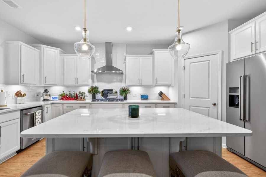 Furnished interior view inside a new home in Reunion, Flowery Branch (Image 13). Furnished interior view inside a new home in Reunion, Flowery Branch (Image 13).