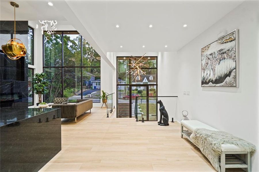 Furnished interior view inside a new home in , Atlanta (Image 34).